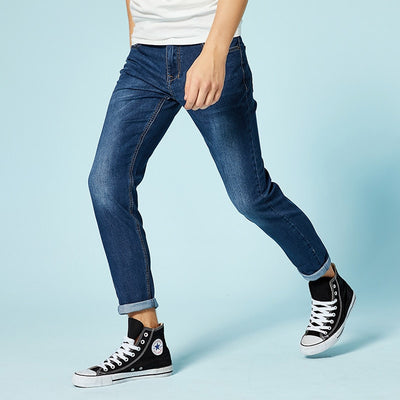 SEMIR jeans for men slim fit pants classic 2019 jeans male denim jeans